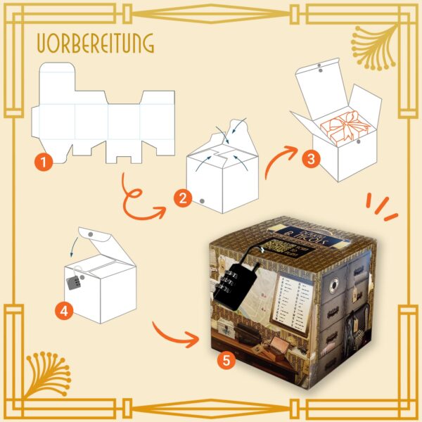 LOCKED Minigame Rätselbox Detektei Nicols Produktbild